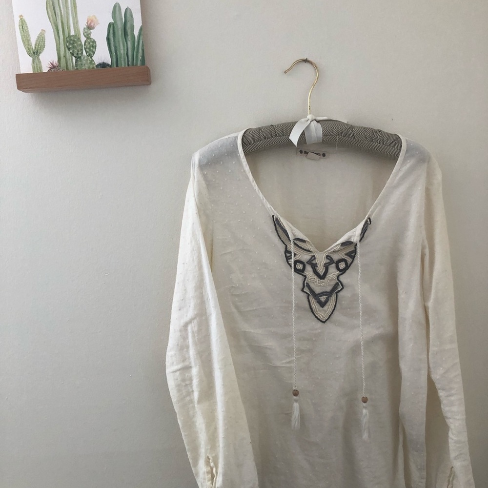 Ruff Hewn beaded blouse